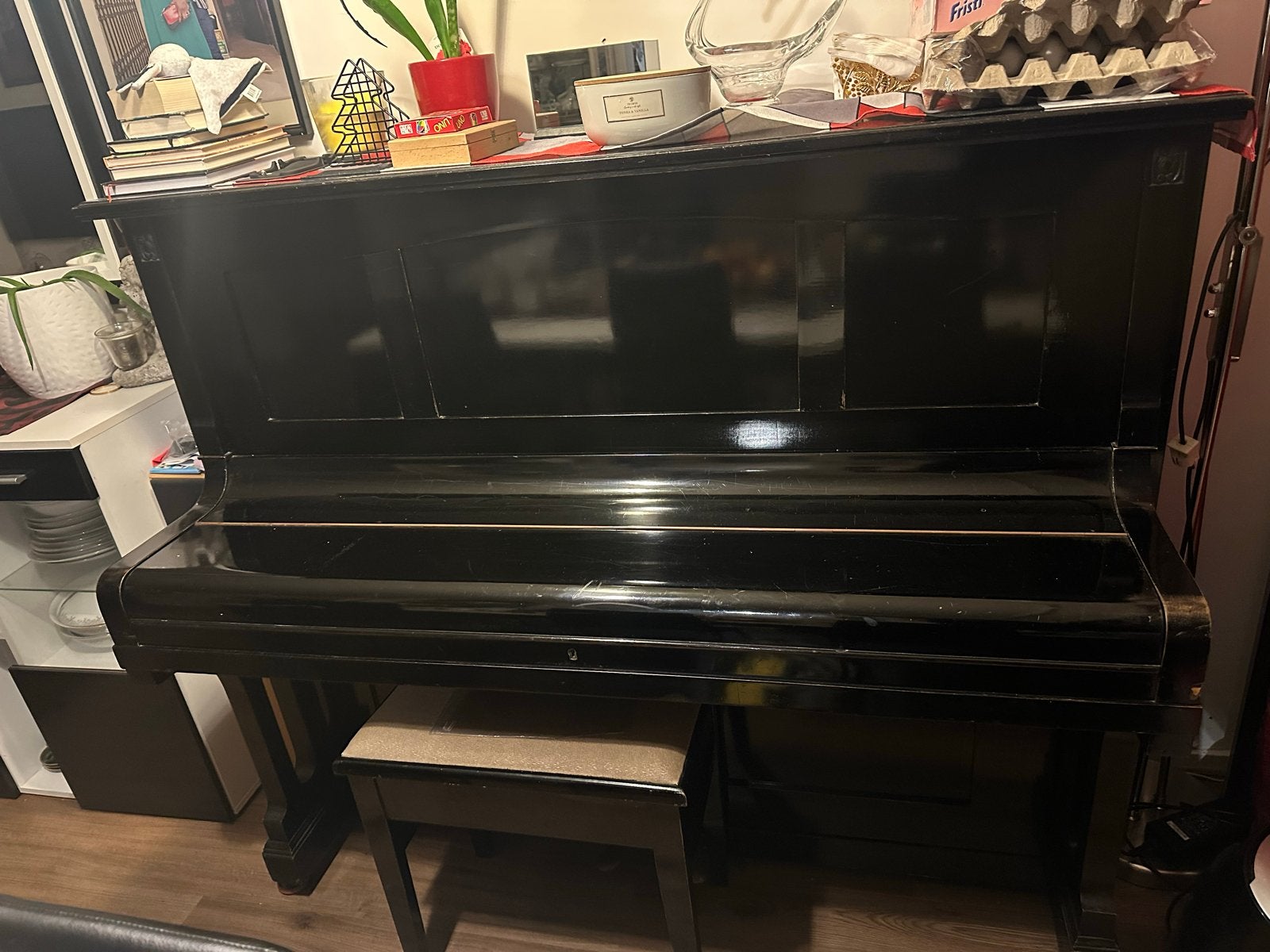 Grunert Johanngeorgenstadt Piano - Zwart, Ophalen, Gebruikt, Zwart, Piano