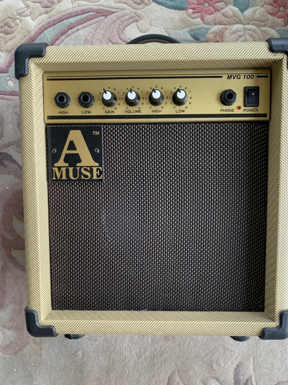 A Muse MVG 100 versterker, Ophalen, Zo goed als nieuw, Minder dan 50 watt