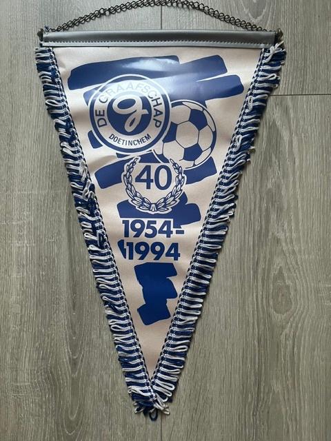 De Graafschap Voetbalvaan Vintage, Verzamelen, Ophalen of Verzenden, Zo goed als nieuw, Overige binnenlandse clubs, Vaantje of Sjaal