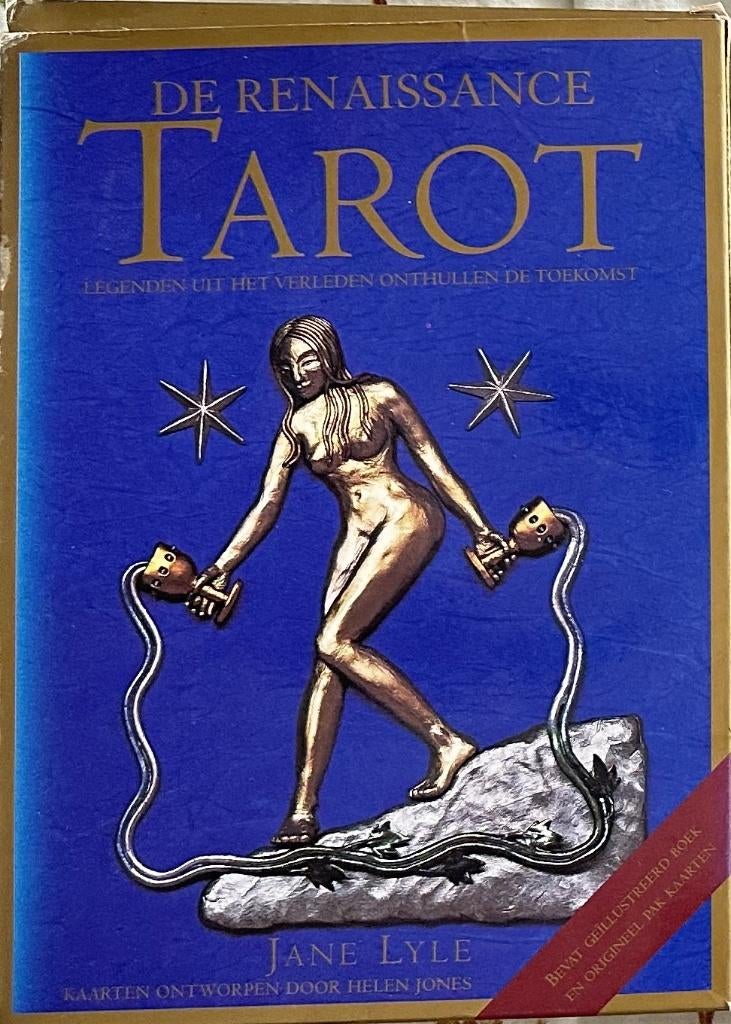 Jane Lyle  Tarot  De Renaissanse. Bevat  geillusteerd boek, Boeken, Esoterie en Spiritualiteit, Ophalen of Verzenden, Zo goed als nieuw