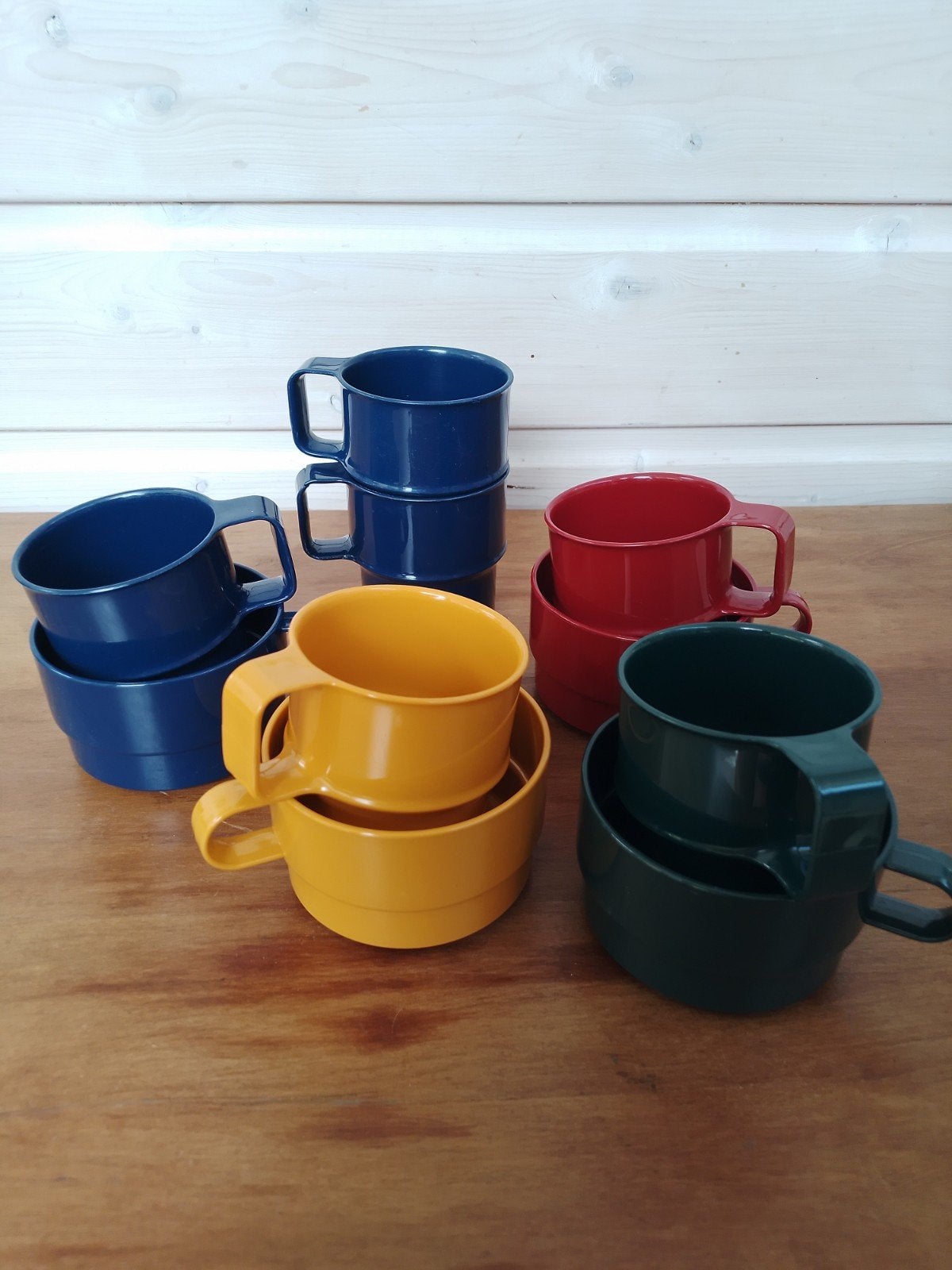 Mepal Camping Servies: 4 Soepkommen en 6 Grote Bekers, Ophalen of Verzenden
