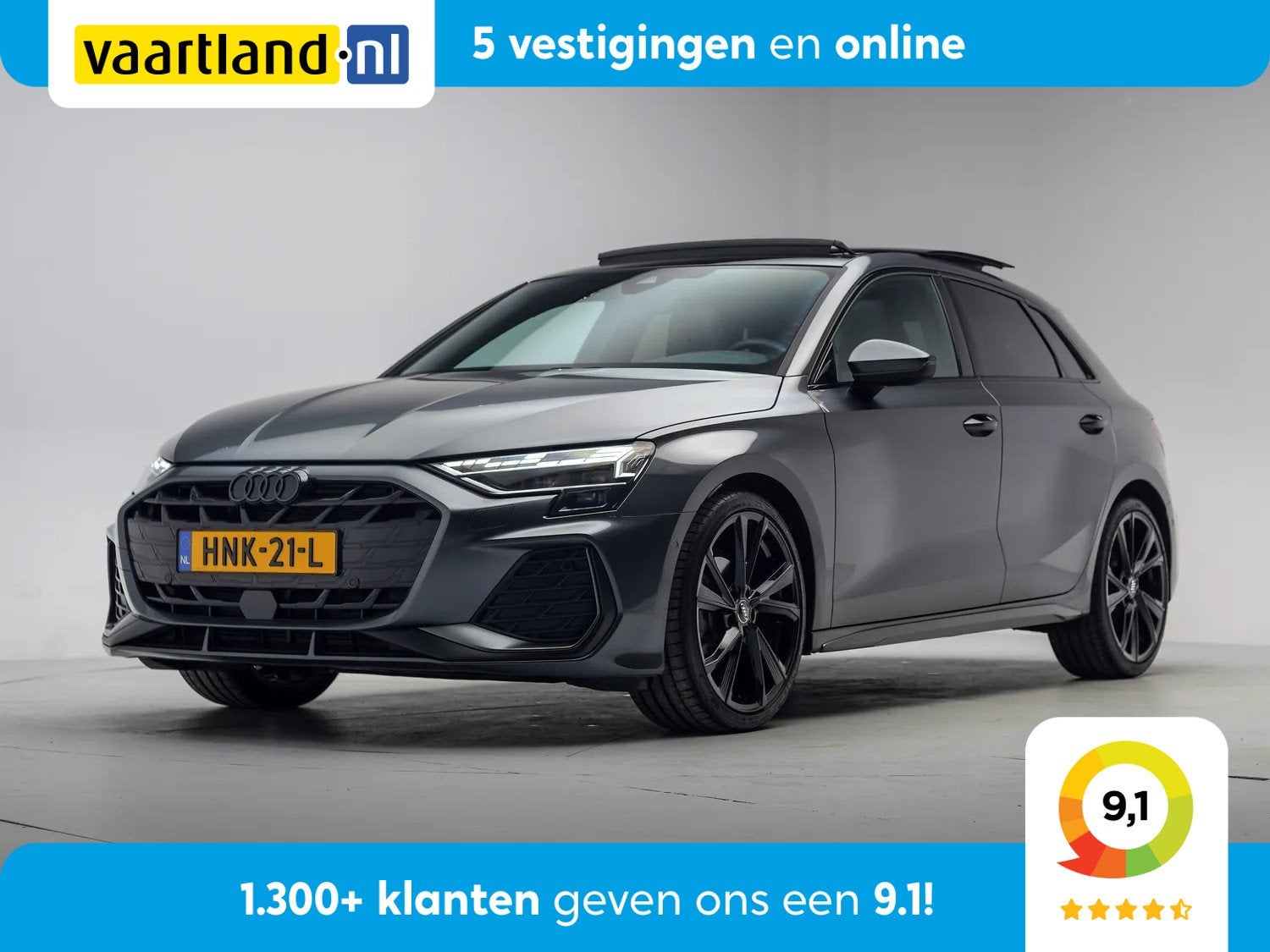 Audi A3 Sportback 35 TFSI S edition Aut. Facelift [ Pano Son, Automaat, 1300 kg, 4 cilinders, 150 pk