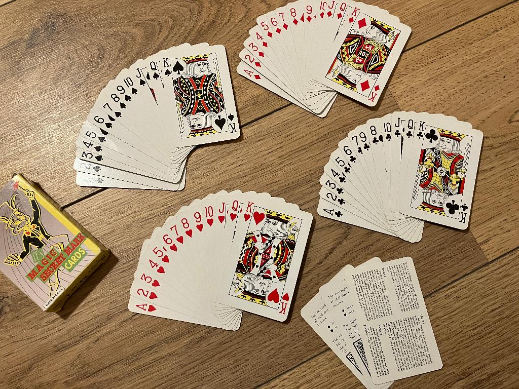 Gaff cards - Goochelkaarten, Verzamelen, Ophalen of Verzenden, Gebruikt, Speelkaart(en)