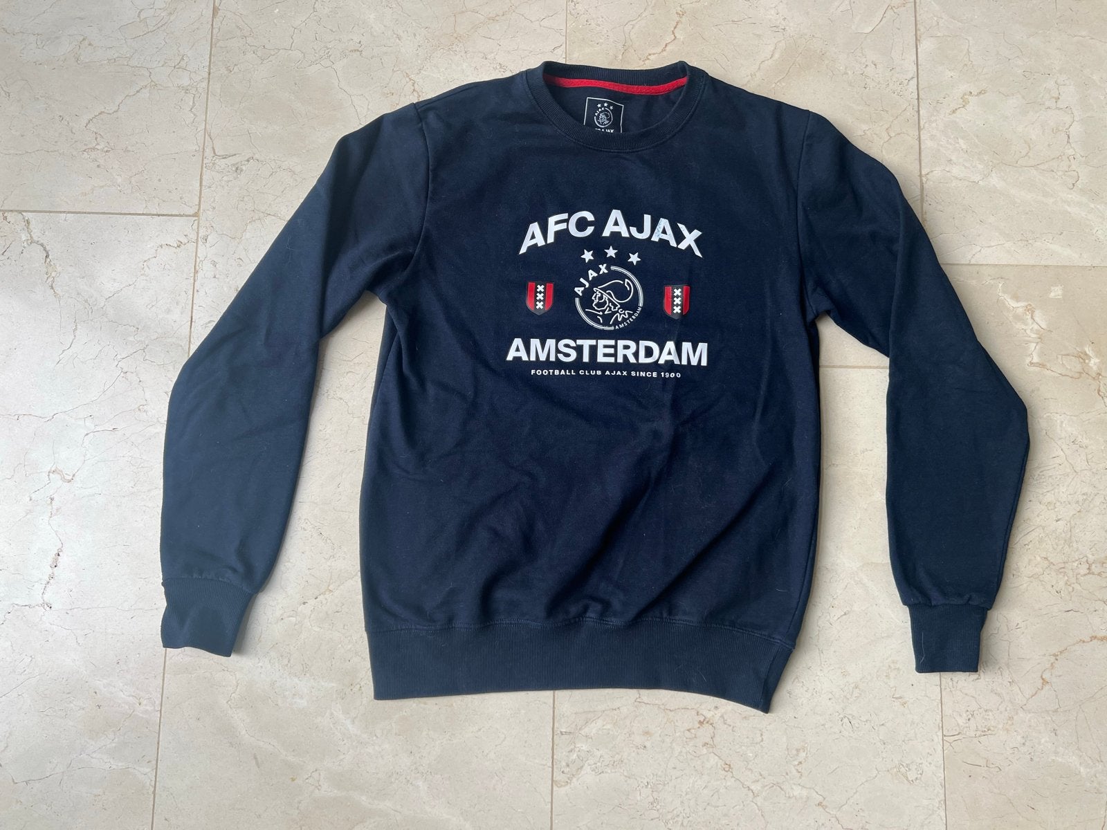 AFC Ajax Amsterdam sweater - Maat L, Ophalen of Verzenden, Zo goed als nieuw, Maat 48/50 (M), Blauw