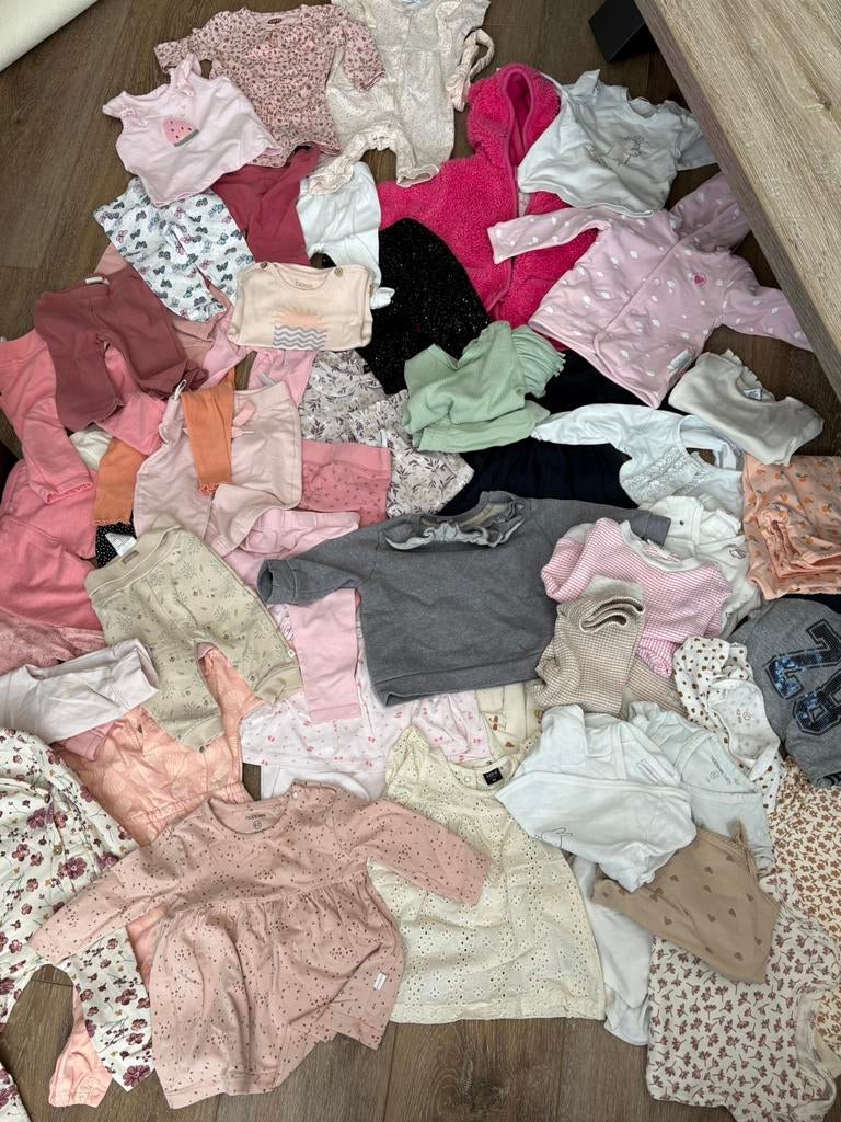 Groot kledingpakket meisje maat 62/68, Ophalen of Verzenden, Zo goed als nieuw, Maat 62