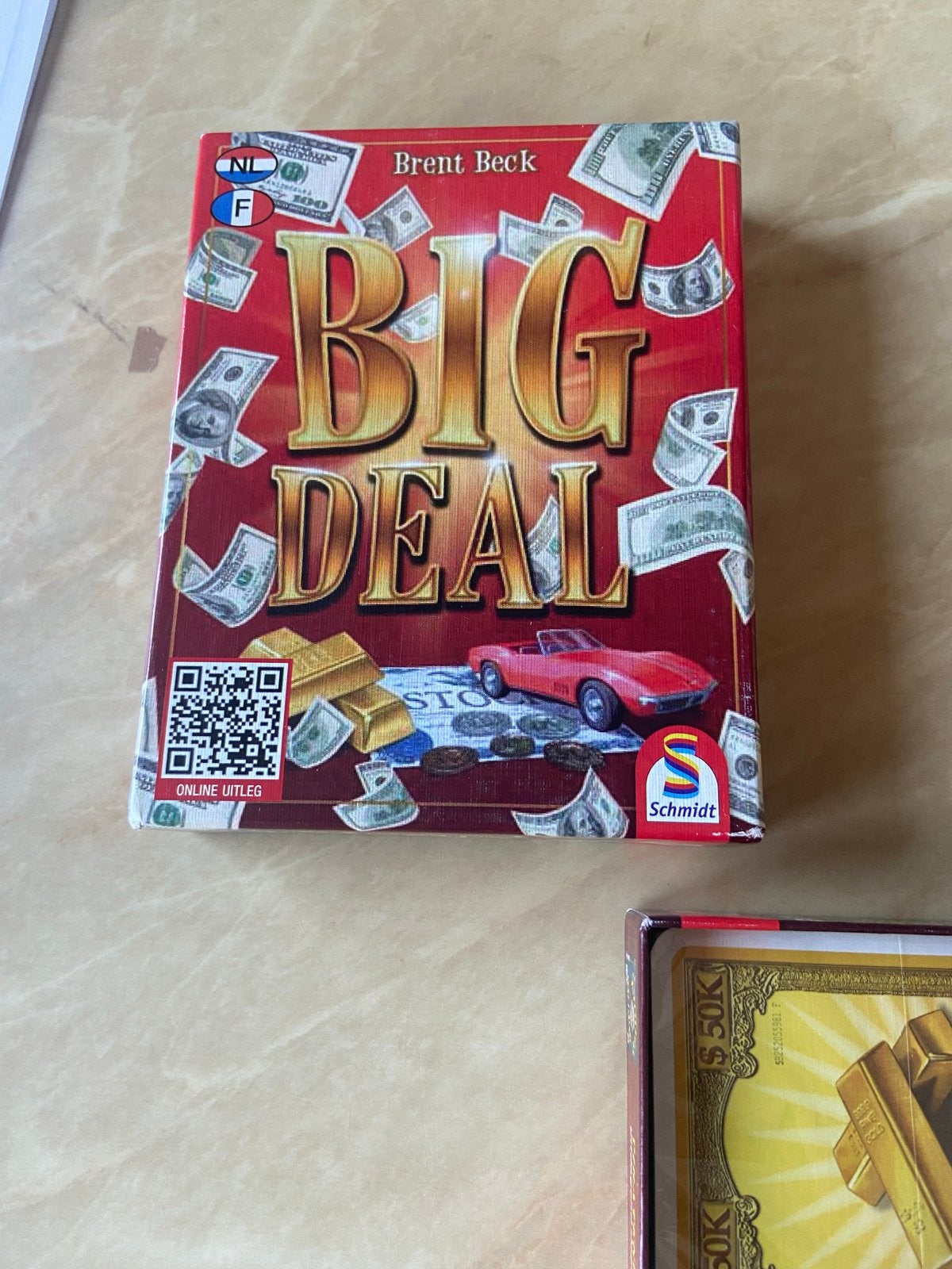 Big Deal Kaartspel - Brent Beck - Schmidt, Drie of vier spelers, Ophalen of Verzenden, Zo goed als nieuw