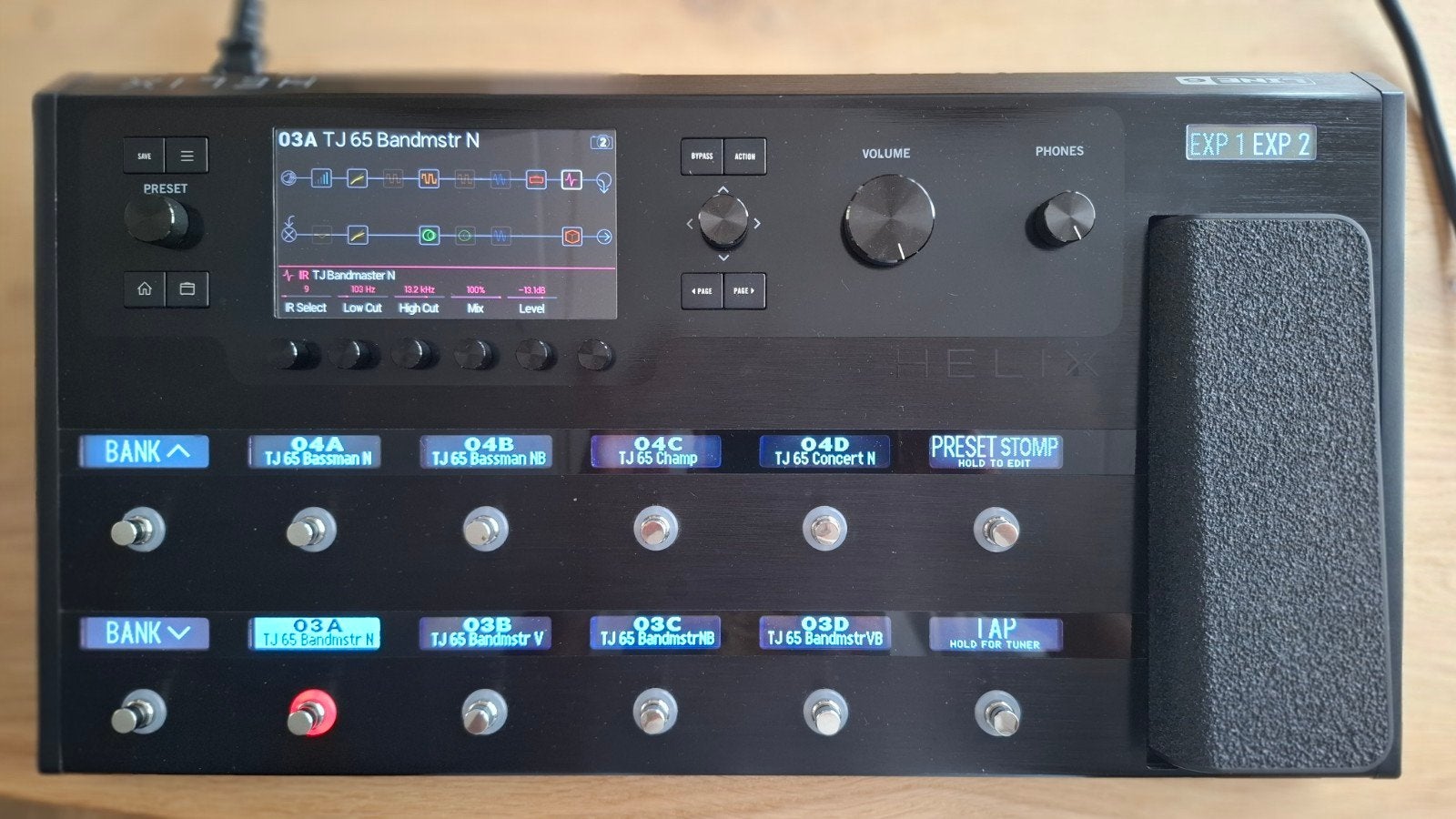 Line 6 Helix Floor Multi-effect Processor, Muziek en Instrumenten, Effecten, Ophalen, Zo goed als nieuw, Multi-effect