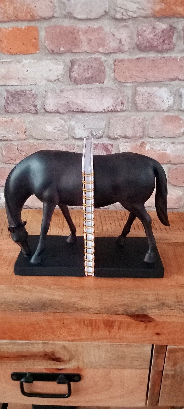 Leuke 24cm Paarden Boekensteunen Beeld♥️NIEUW♥️, Ophalen of Verzenden, Nieuw, Dier