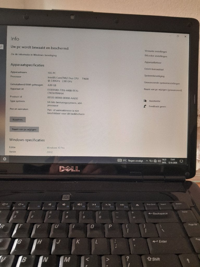 Dell Inspiron 1545, Computers en Software, Windows Laptops, Gebruikt, 15 inch, HDD, 2 tot 3 Ghz, 4 GB, Qwerty, Ophalen of Verzenden
