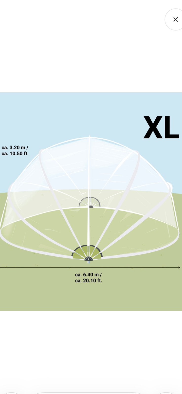 Sunny tent xl, Tuin en Terras, Zwembad-toebehoren, Ophalen, Gebruikt, Afdekzeil