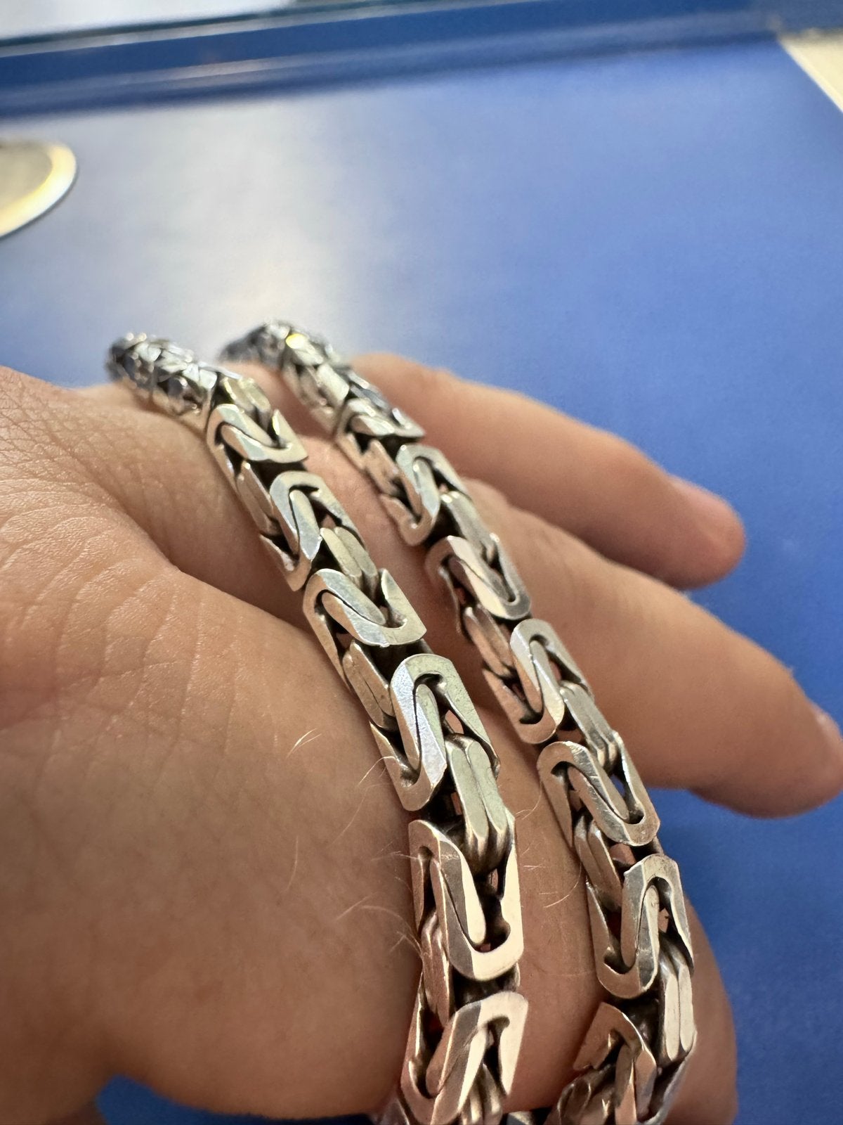 Nieuwe Zilveren Koningsketting - 84,4g, 4,7mm, 71cm, Sieraden, Tassen en Uiterlijk, Ophalen of Verzenden, Nieuw, Zilver, Zilver