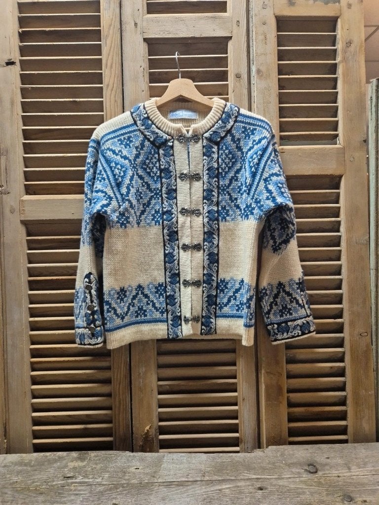 Mooi wollen vest, Maat 38/40 (M), Wit, Siril, Djt@dejuistetoon.eu