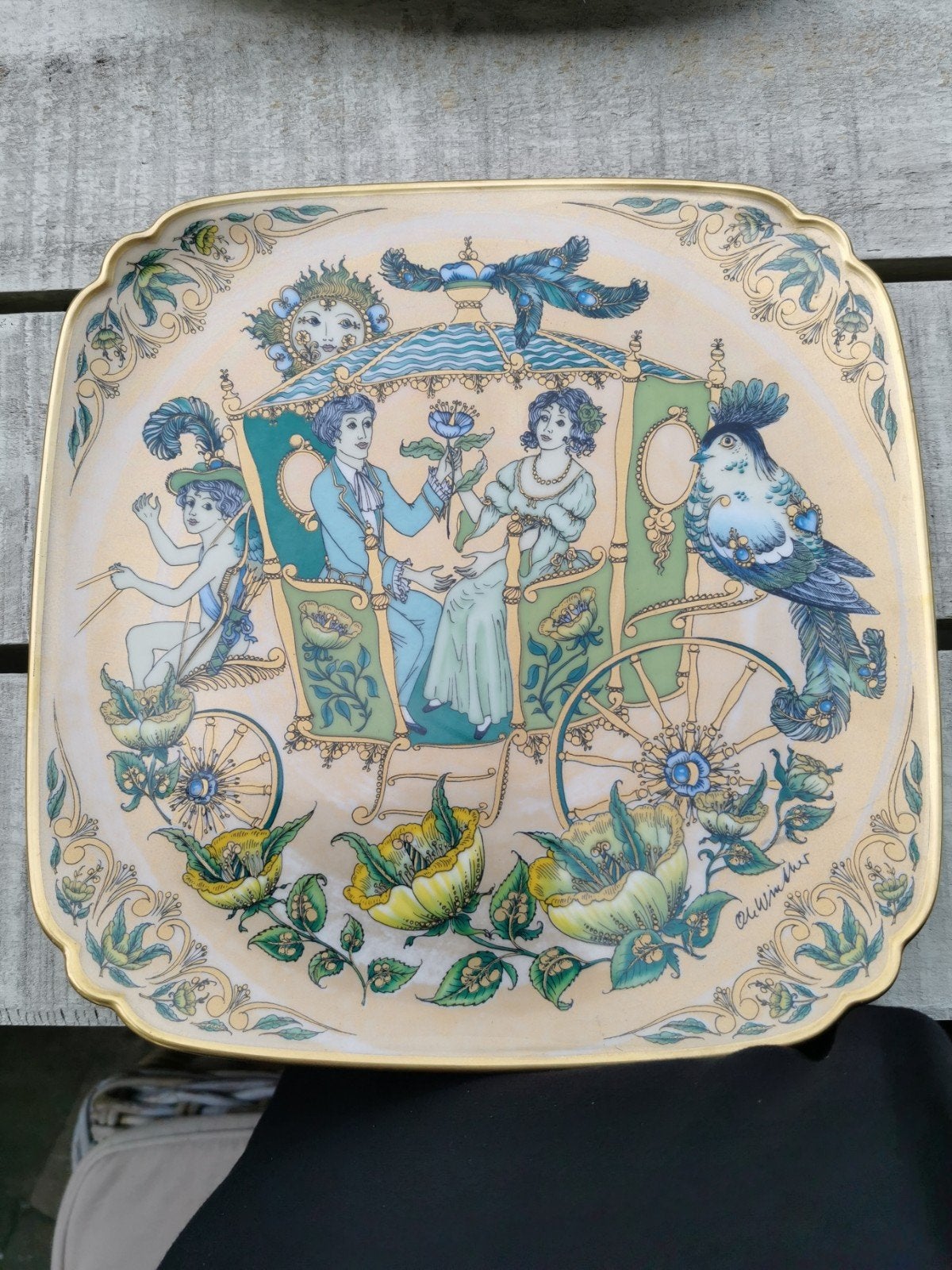 Porseleinen bord Ole Winthers Hochzeit steller 1, Ophalen of Verzenden