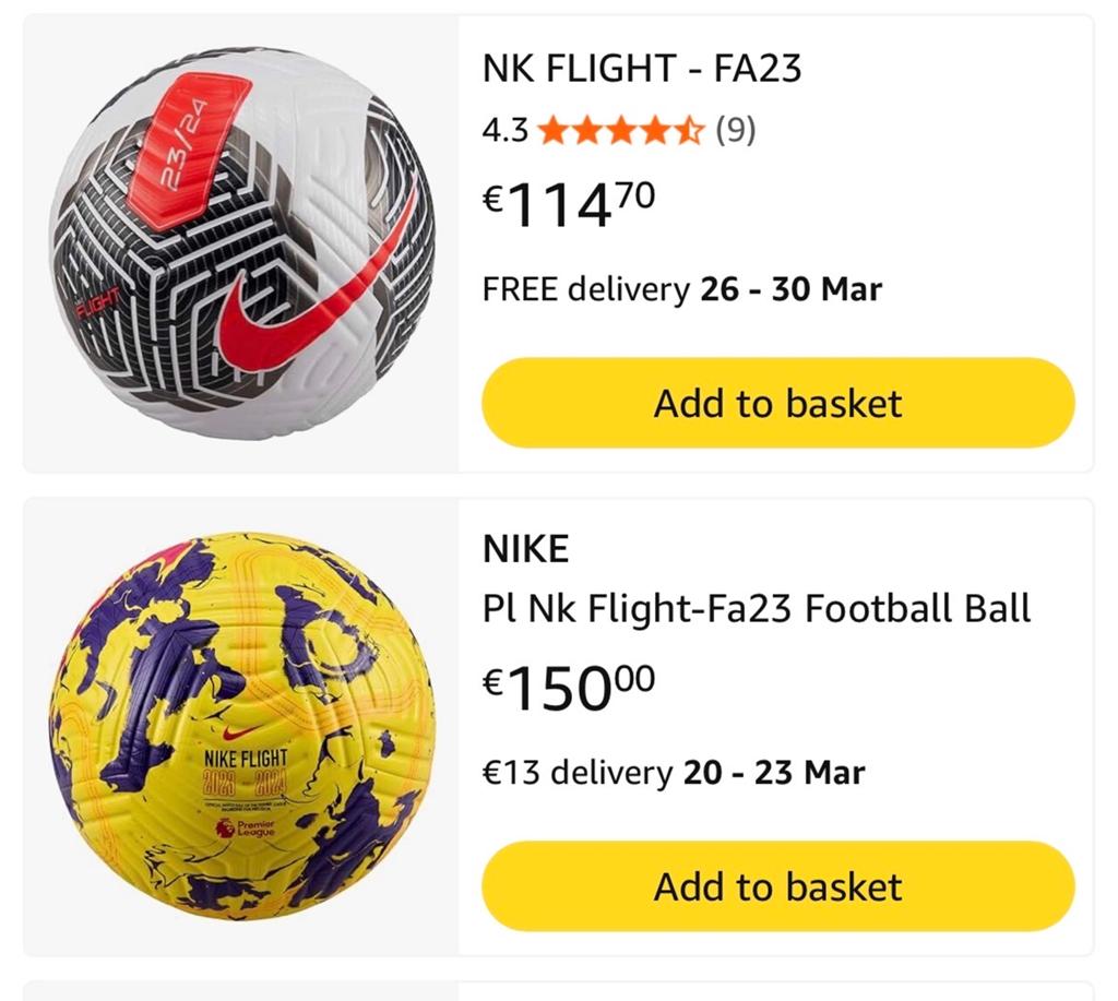 Nike Flight Voetbal - Premier League & Women's Championship, Ophalen of Verzenden, Nieuw, Bal