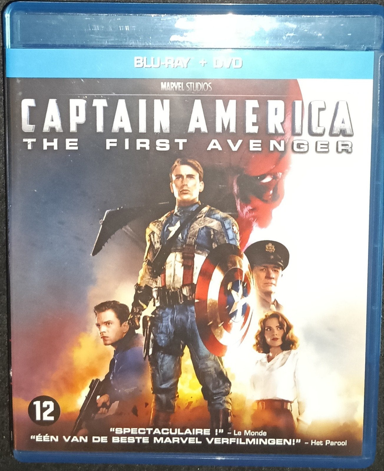 Captain America bluray, Cd's en Dvd's, Blu-ray, Ophalen of Verzenden, Zo goed als nieuw, Actie