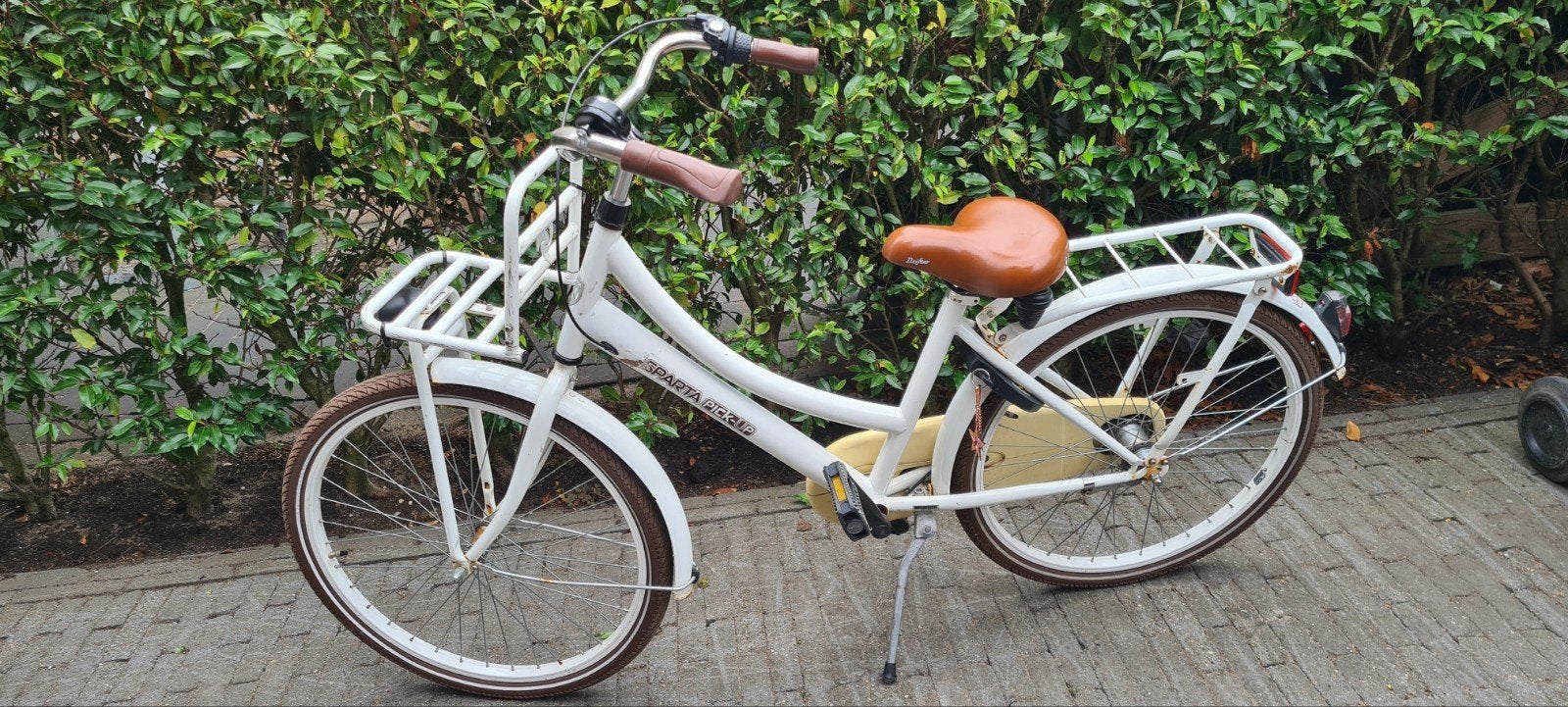 Sparta Pick-Up Meisjesfiets Wit - Zo goed als nieuw, Ophalen, Terugtraprem, Sparta, Versnellingen