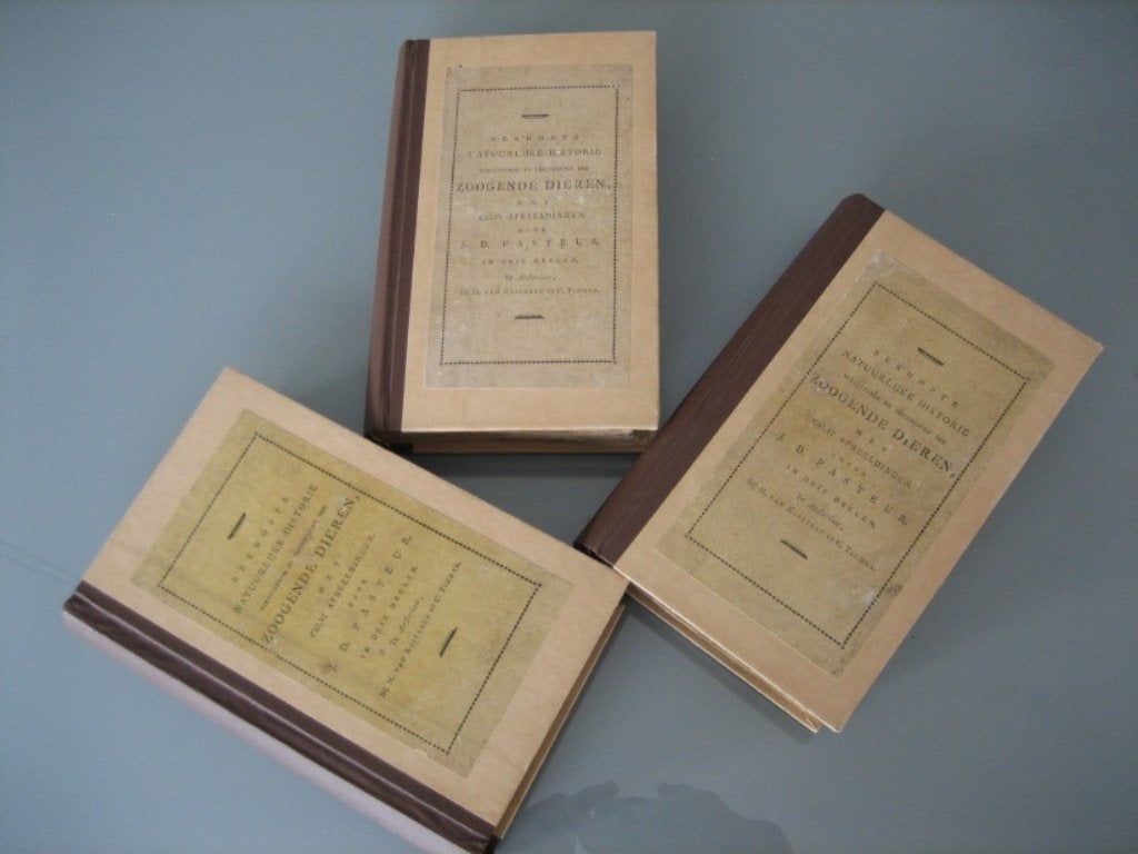 Beknopte Natuurlijke Historie (1793-1800) - J.D. Pasteur, Antiek en Kunst, Ophalen of Verzenden, Pasteur, J.D