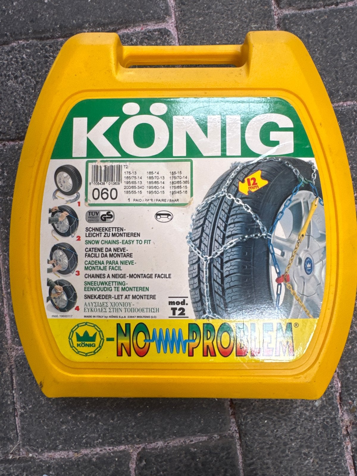 König sneeuwkettingen - Eenvoudig te monteren, Auto diversen, Sneeuwkettingen, Ophalen, Gebruikt