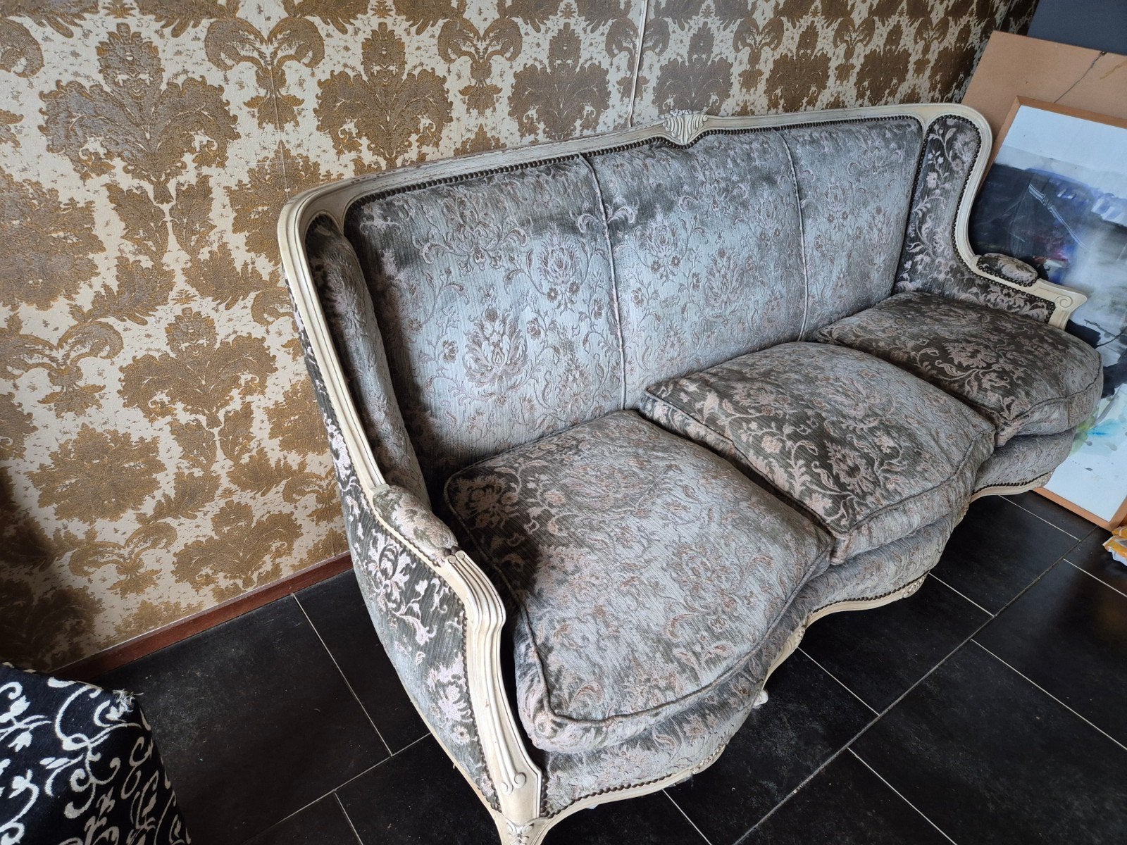 Vintage Barok Stijl Bank - Elegant en Tijdloos, Ophalen
