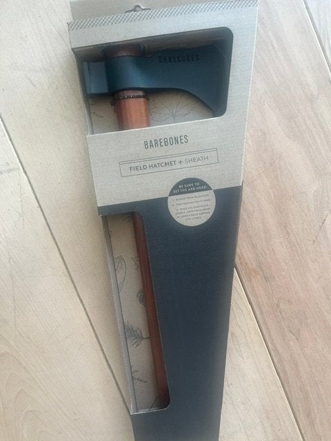 Barebones field hatchet + sheath, Ophalen, Nieuw