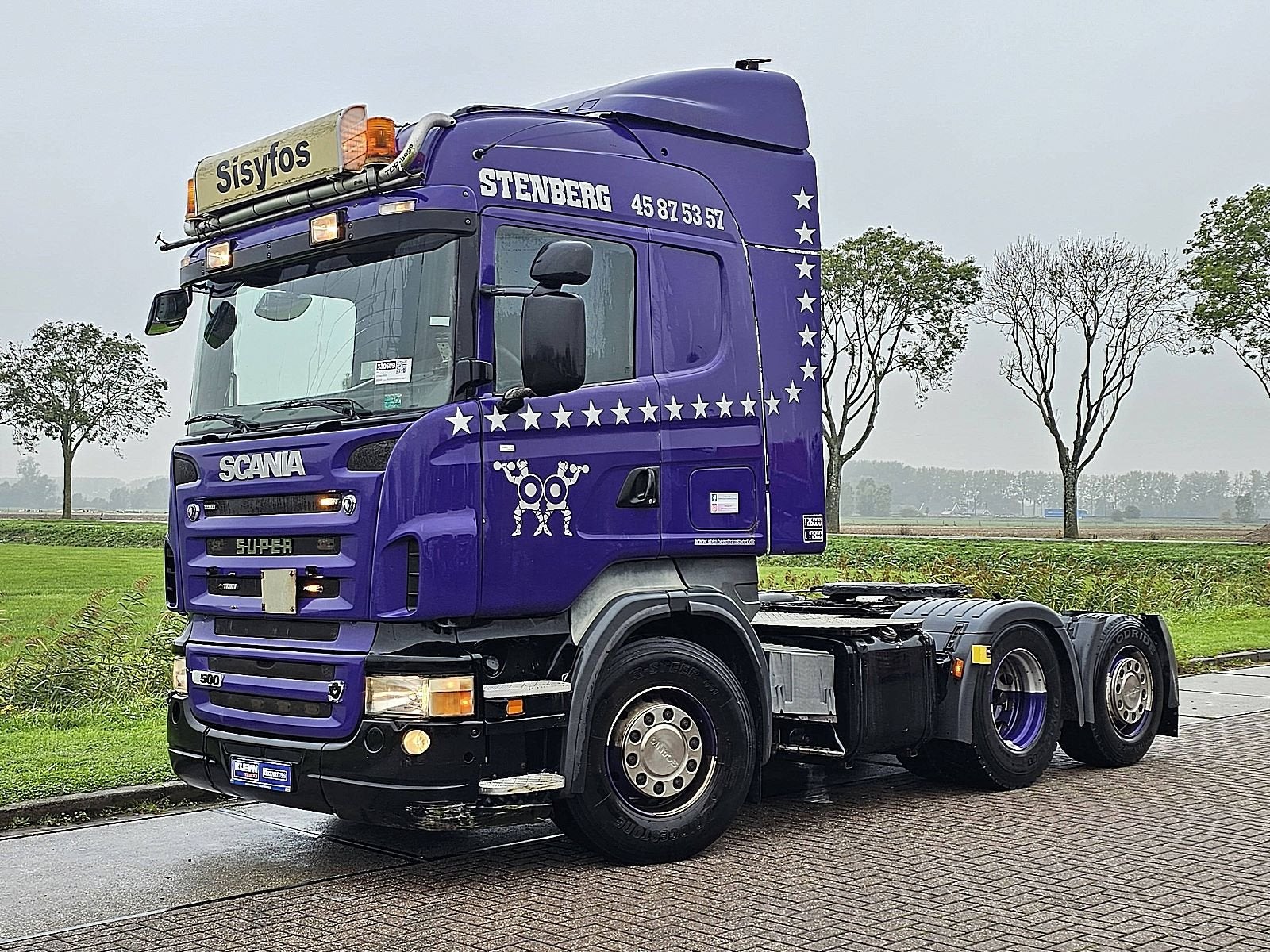 SCANIA R500 v8 6x2, Auto's, Verwarmde buitenspiegels, Bedrijf, 500 pk, Te koop