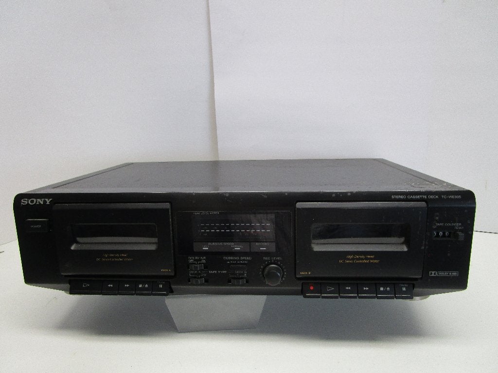 Sony TC-WE305, Ophalen of Verzenden, Dubbel, Sony, Tape counter