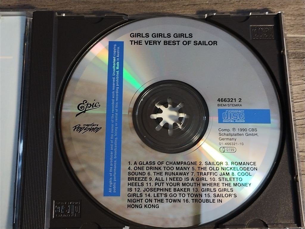 Sailor – Girls Girls Girls - The Very Best Of Sailor, Ophalen of Verzenden, Zo goed als nieuw, Disco