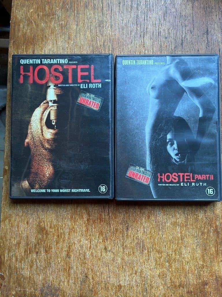 Hostel deel I en II ; Horror DVD (Tarantino), Vanaf 16 jaar, Ophalen of Verzenden, Zo goed als nieuw, Slasher