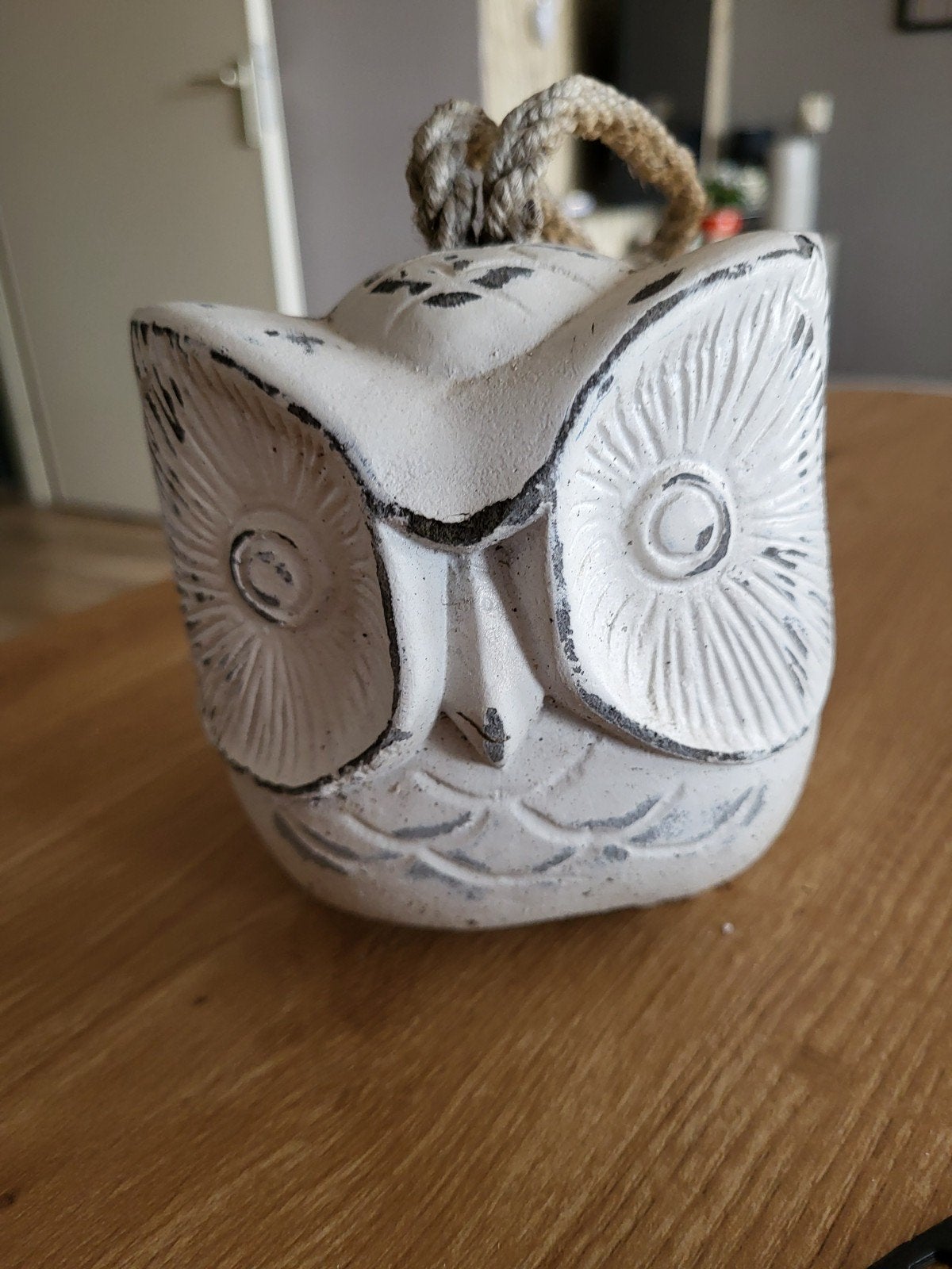 Deurstopper uil van beton, Ophalen of Verzenden