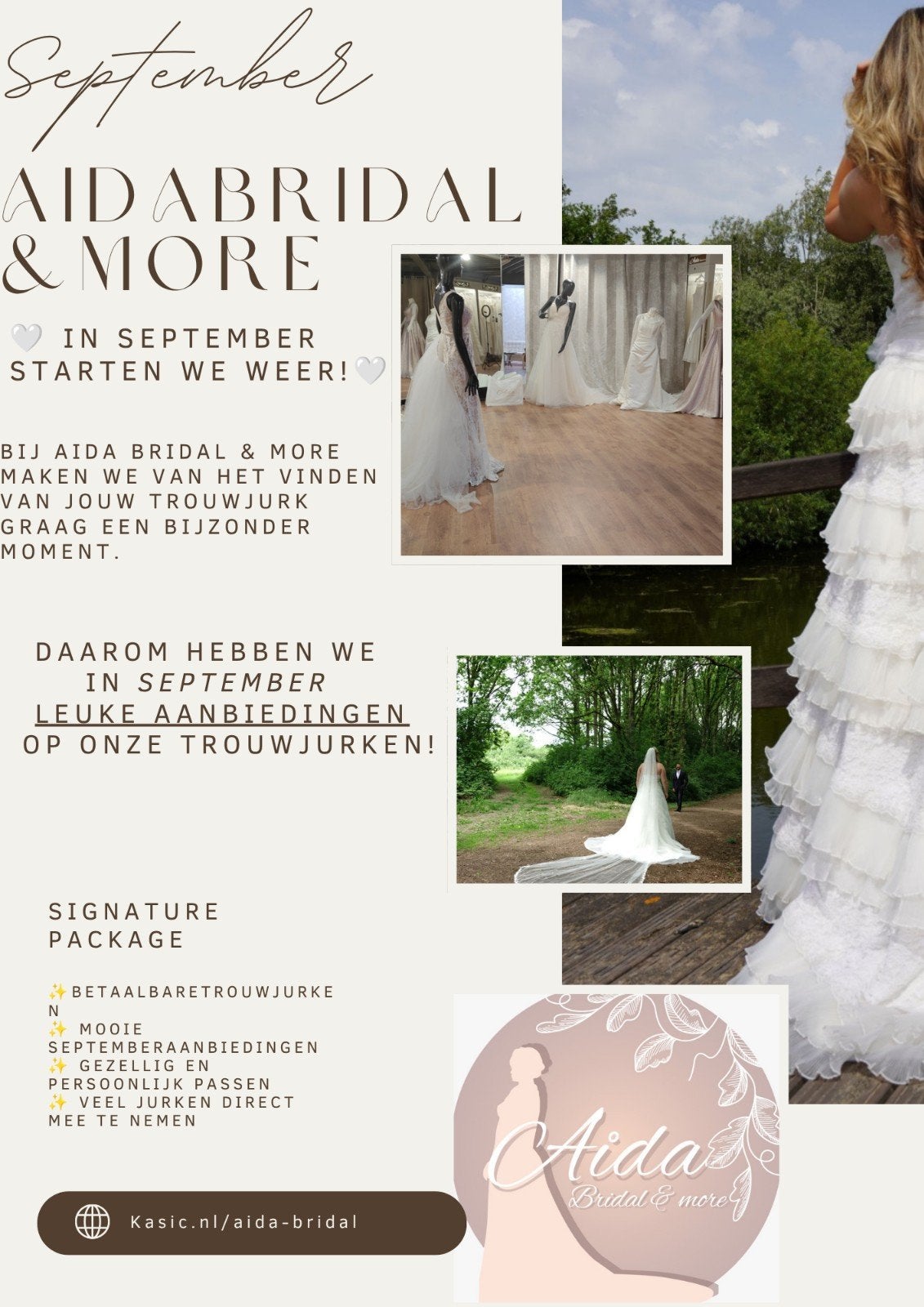 Betaalbare Trouwjurken & Septemberaanbedingen - Aida Bridal, Kleding | Dames, Ophalen, Trouwjurk, Wit, Aida Bridal & More