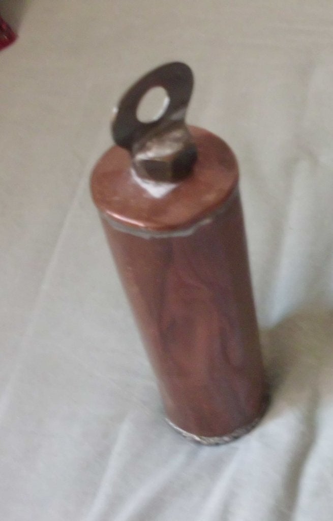 Oude koperen kruik ., Antiek en Kunst, Ophalen of Verzenden, Brons