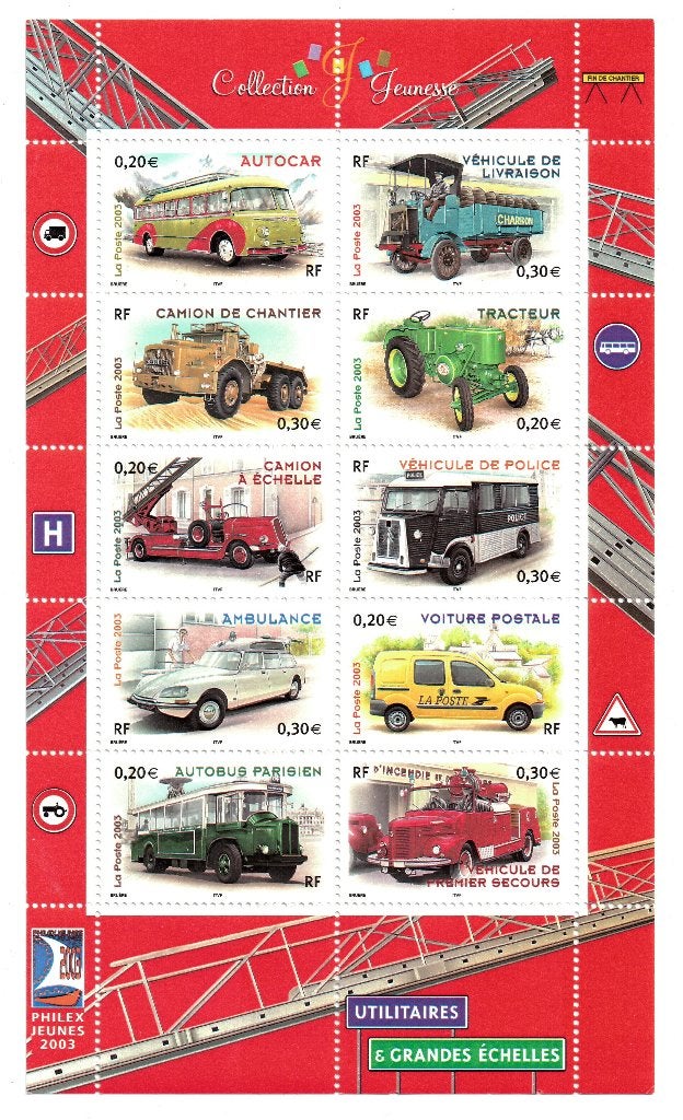 Jaar 2003 Yv BF 63 Bloc Utilitaires et grandes échelles., Ophalen of Verzenden, Postfris