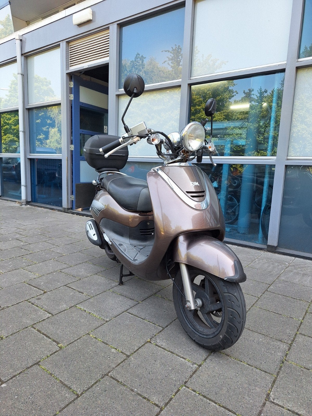 Sym allo Bouwjaar 2016  Geel kenteken, Fietsen en Brommers, Scooters | SYM, Ophalen, Gebruikt, Maximaal 45 km/u, Allo