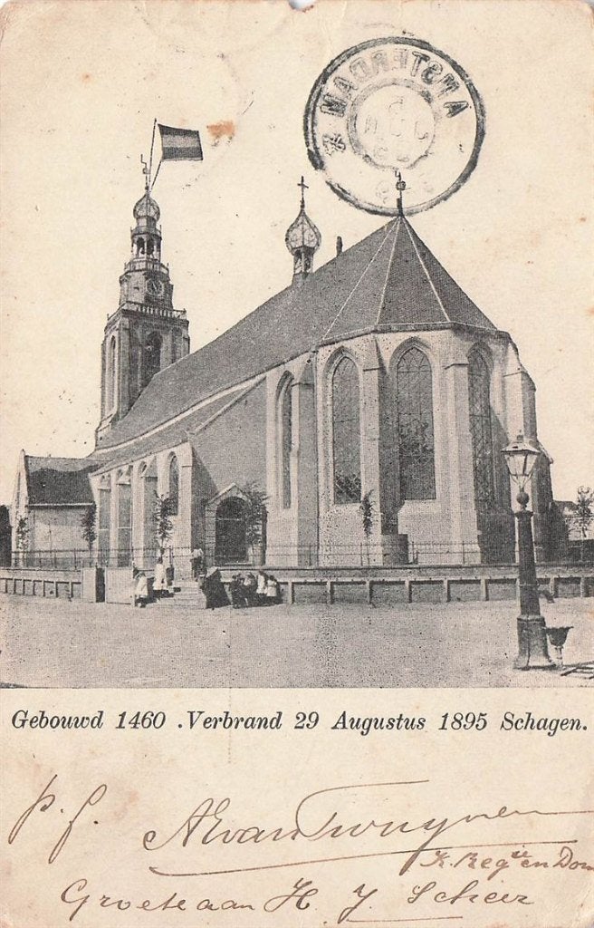 703-328-035 Schagen, Verzenden, Voor 1920, Noord-Holland