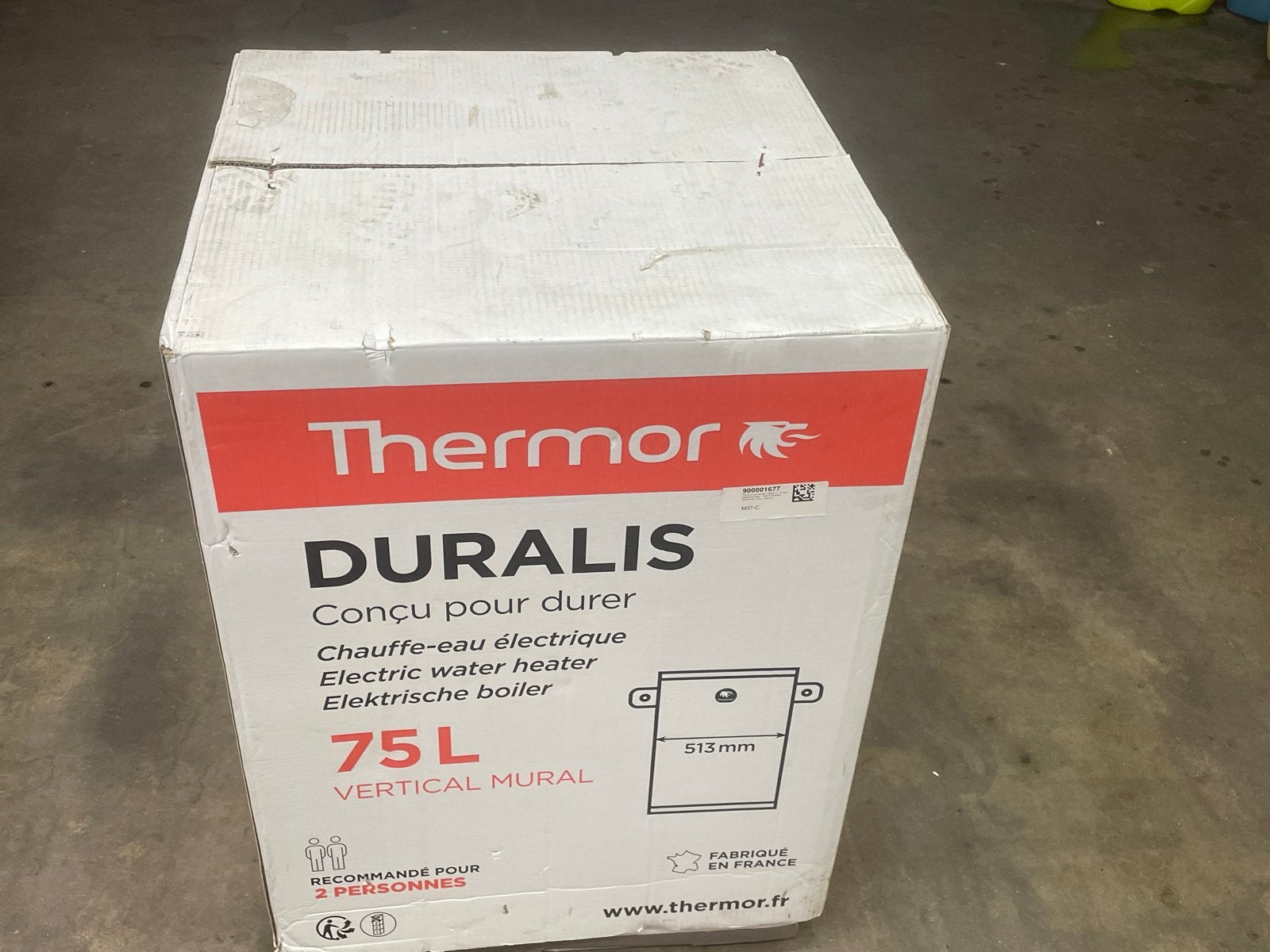 Thermor Duralis Elektrische Boiler 75L - Nieuw in doos, 20 tot 100 liter, Nieuw, Minder dan 3 jaar oud, Boiler
