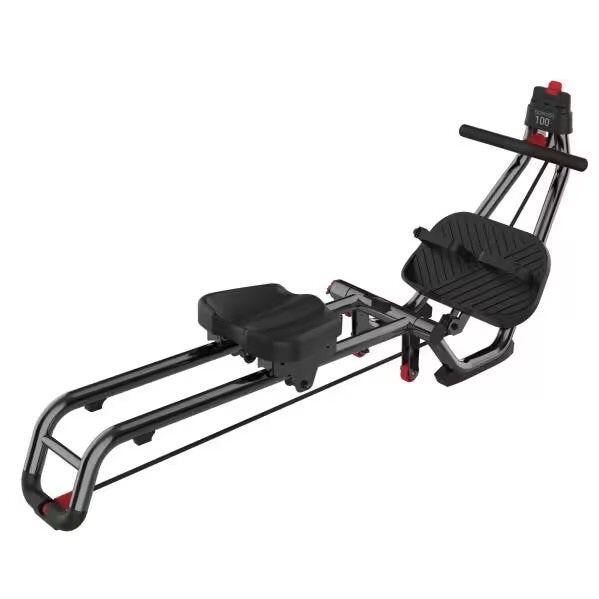 Domyos 100 Roeitrainer - Compact en Opvouwbaar, Sport en Fitness, Fitnessapparatuur, Ophalen, Armen, Zo goed als nieuw, Metaal