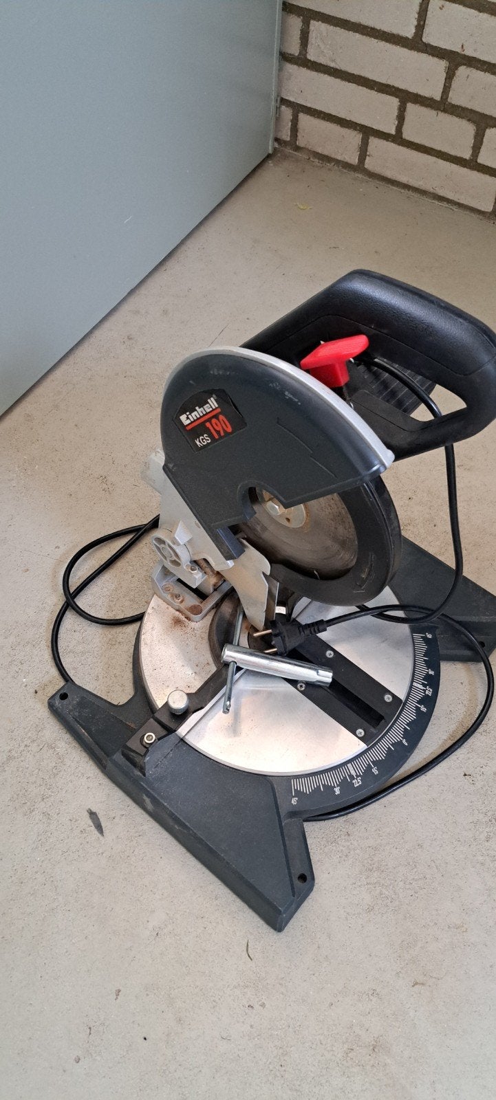 Einhell KGS 190 Afkortzaag - Gebruikt, Doe-het-zelf en Verbouw, Gereedschap | Zaagmachines, Ophalen