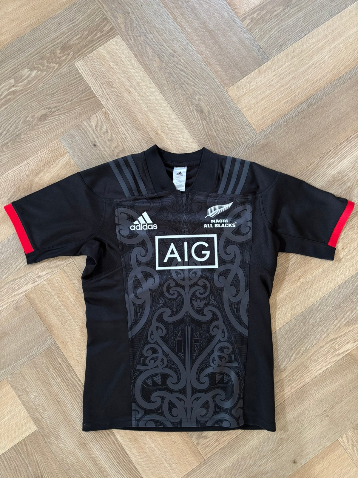 Nieuw! Officieel Māori All Blacks Rugby Shirt 2018 (Maat L), Ophalen of Verzenden, Zo goed als nieuw