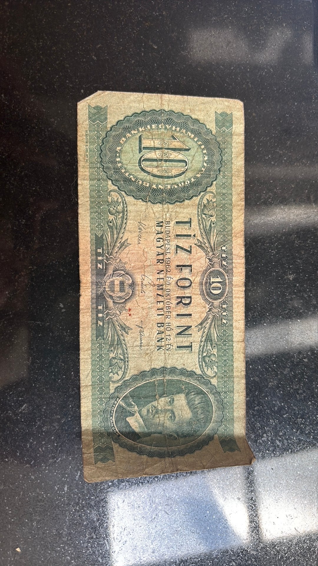 10 Forint Hongaars bankbiljet, Postzegels en Munten, Ophalen of Verzenden, Hongarije