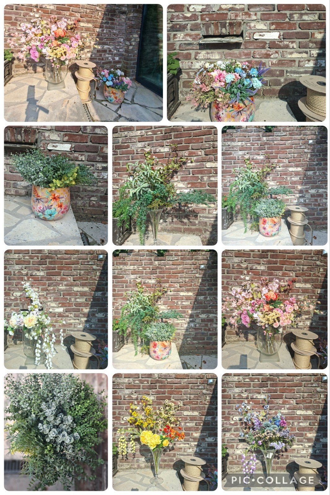 🔥 Voor de snelle beslisser: complete partij zijde bloemen, Ophalen, Binnen, Clayre & Eef, Kunstbloem