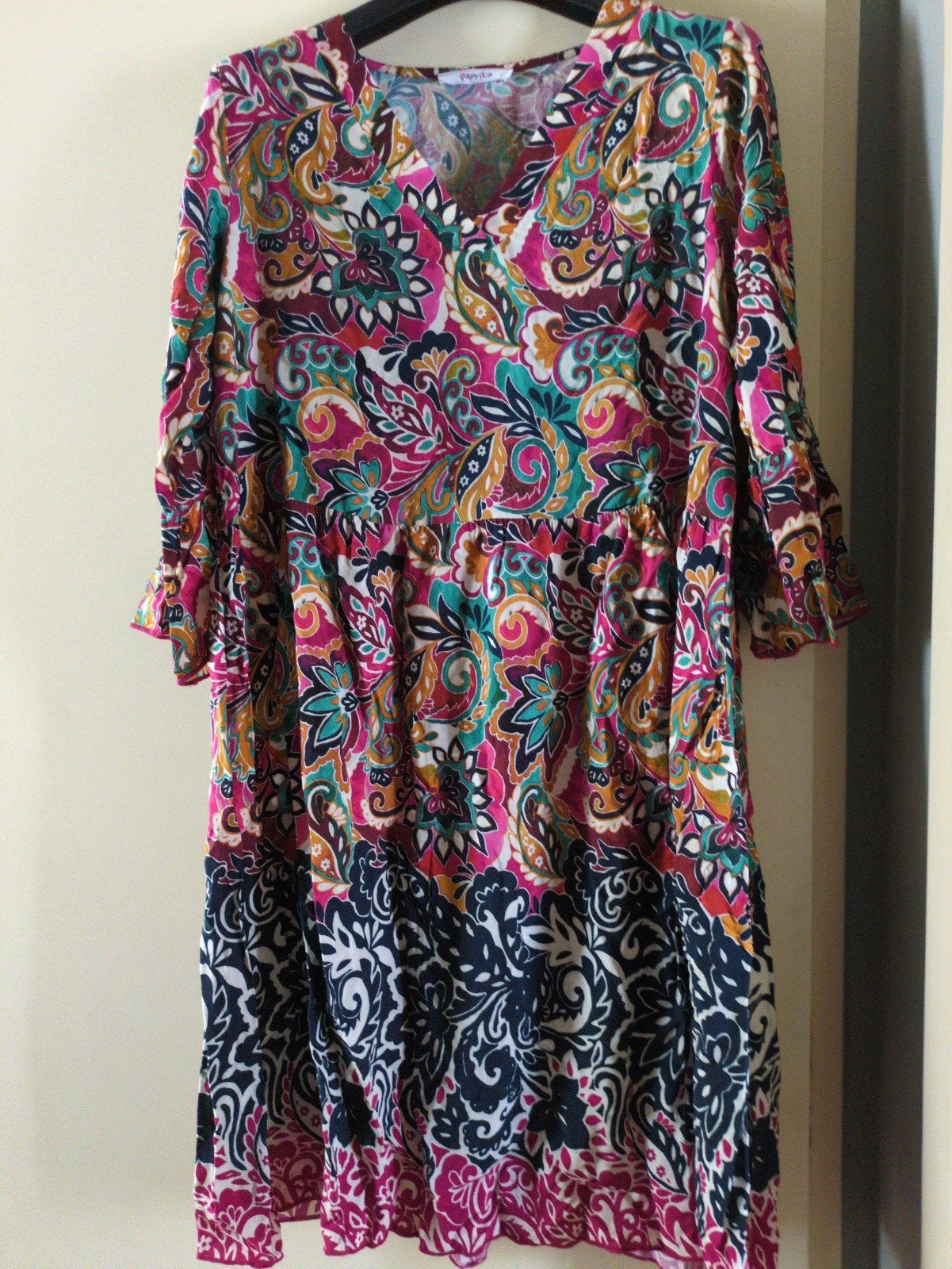 Paprika Kleurige zomerjurk/ tuniek maat 44, Kleding | Dames, Ophalen of Verzenden, Zo goed als nieuw, Maat 42/44 (L)