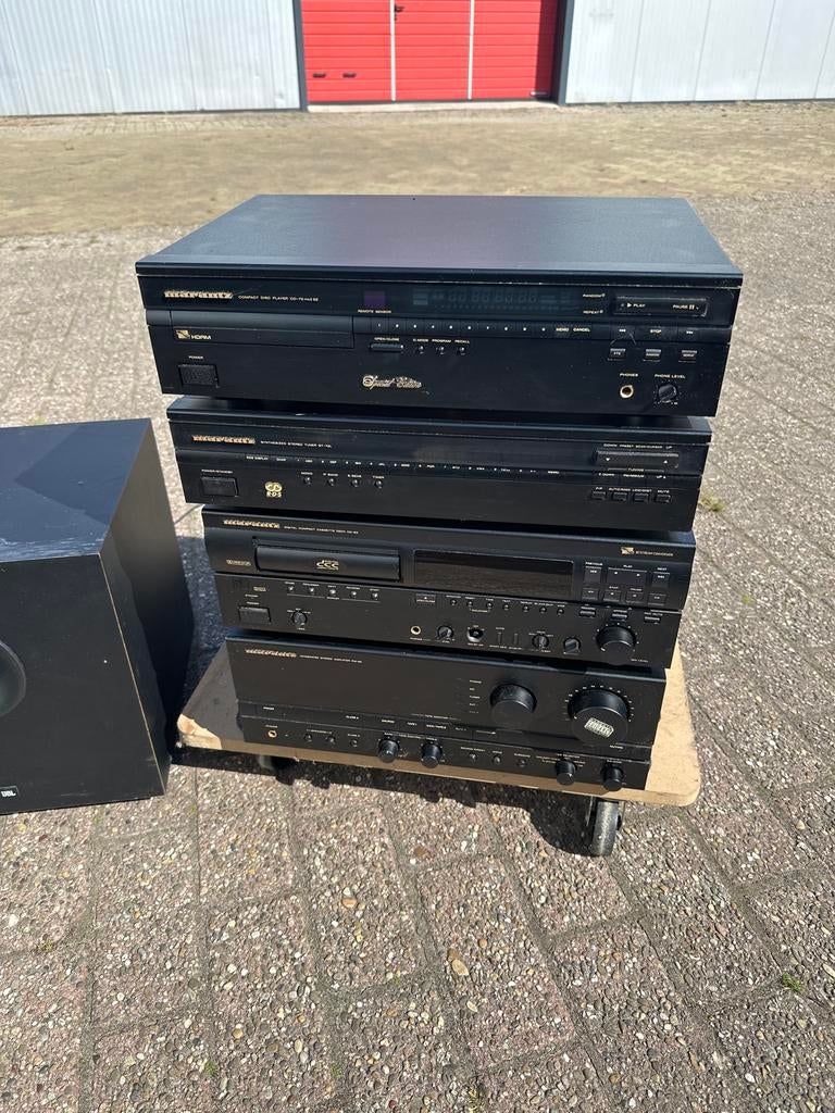 Marantz Hifi set - CD-speler, Tuner, Cassettedeck, Versterke, Gebruikt, Cassettedeck, Losse componenten, Ophalen