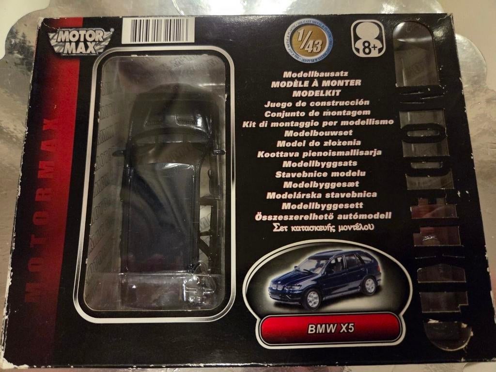 Motor Max BMW X5 Modelbouwset 1:43, Overige merken, Auto, 1:32 tot 1:50, Nieuw