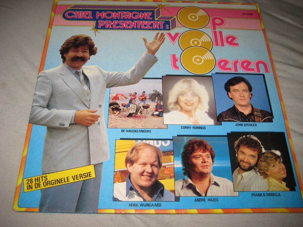 2 LPs, Chiel Montagne presenbteerd: Op volle touren, Ophalen of Verzenden, Zo goed als nieuw, LP