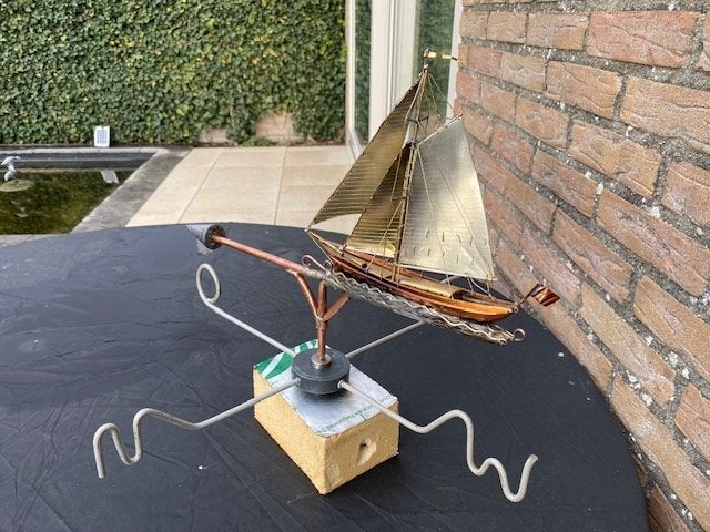 Prachtige Windwijzer model( zeilschip) in 3D handgemaakt, Ophalen of Verzenden, Nieuw, Overige typen