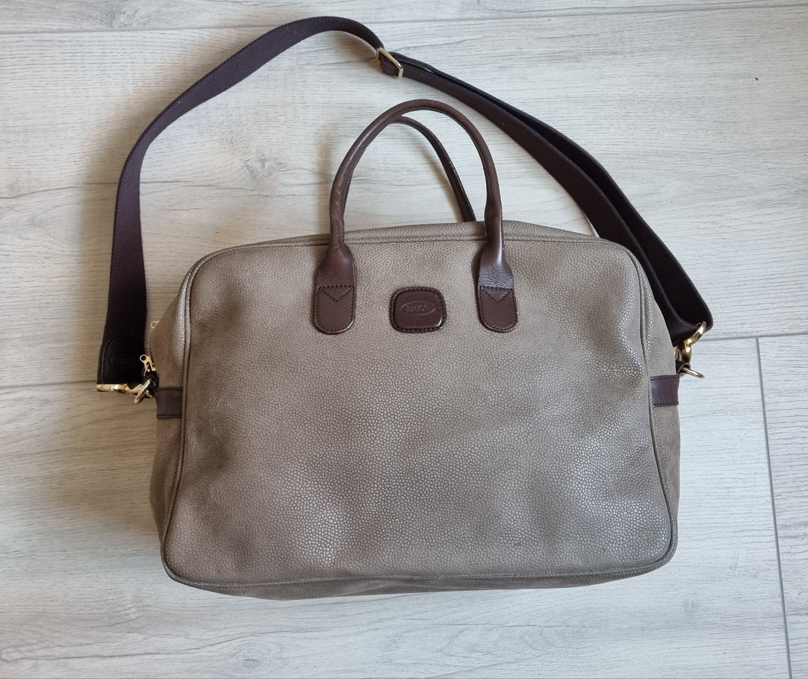 Bric's bruine tas, Sieraden, Tassen en Uiterlijk, Ophalen of Verzenden, Gebruikt, Bruin, Handtas