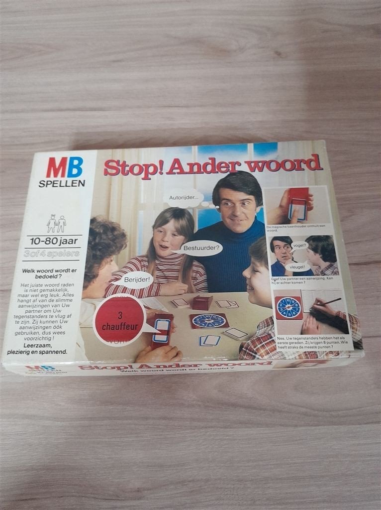 Stop ander woord - s4117, Hobby en Vrije tijd, Gezelschapsspellen | Bordspellen, Verzenden, Zo goed als nieuw