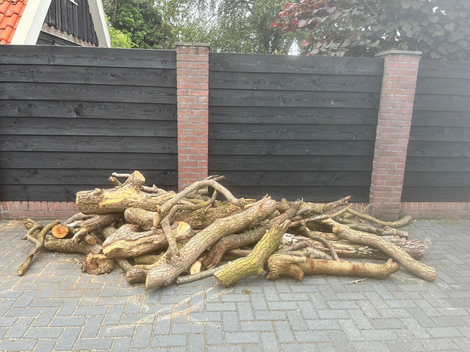 Brandhout gemengd, Minder dan 3 m³, Ophalen
