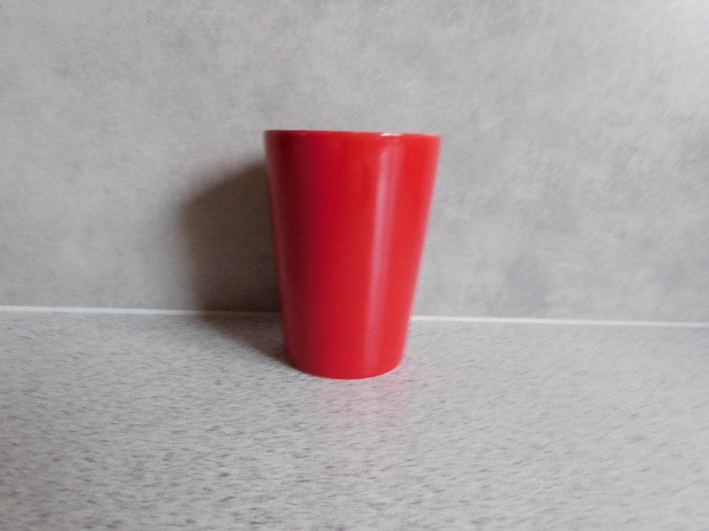 Hema Melkbeker Premier Rood New Bone China, Huis en Inrichting, Hema, Zo goed als nieuw, Overige stijlen, Porselein
