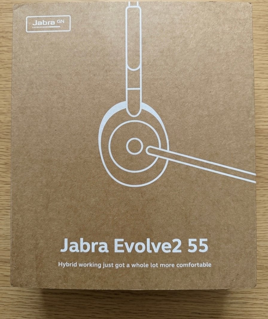 Jabra Evolve2 55 Headset - Nieuwstaat, Bluetooth, Ophalen of Verzenden, Zo goed als nieuw, Over-ear